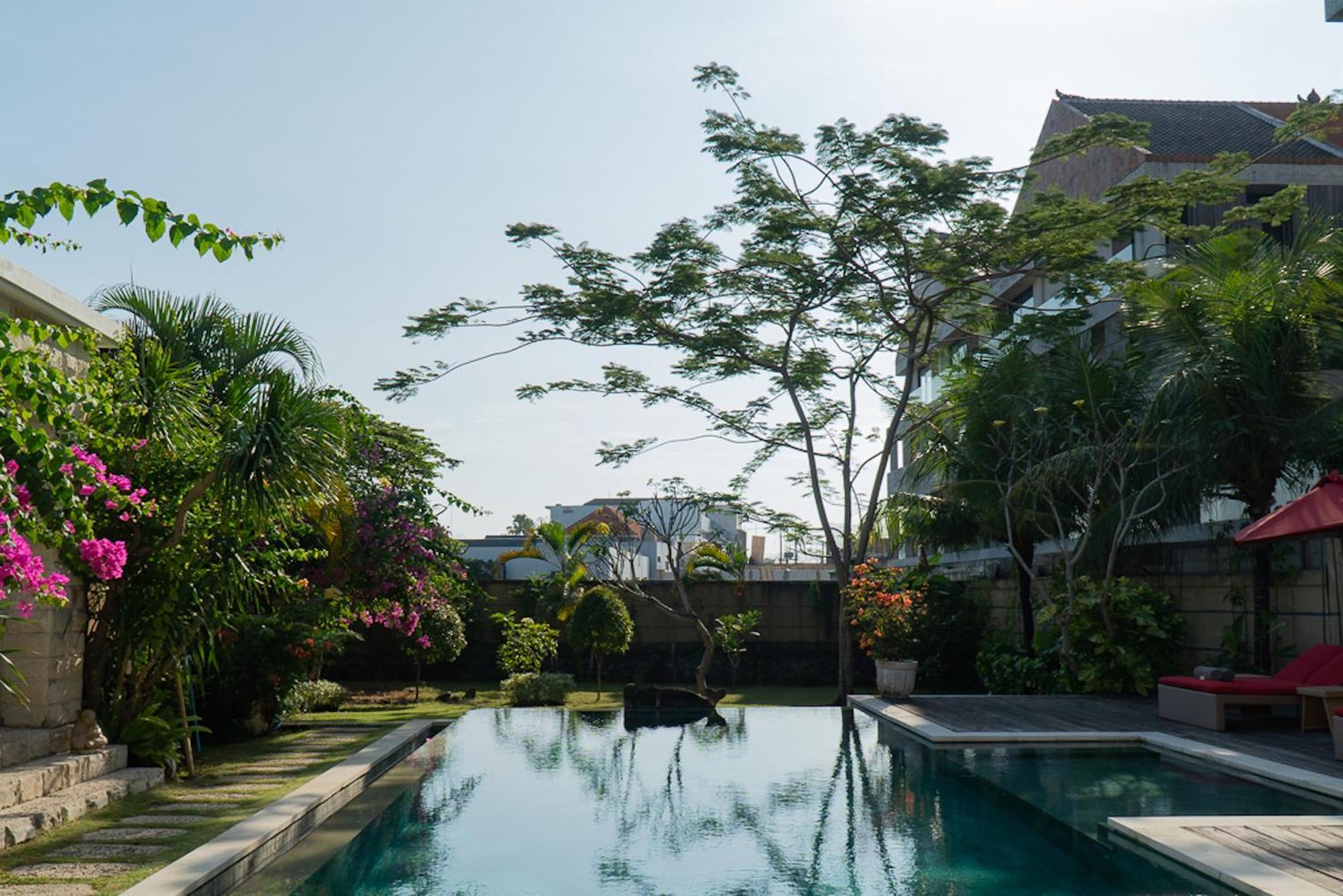Villa Manggala - 13 Mins Walk To Berawa Beach 캉구 외부 사진